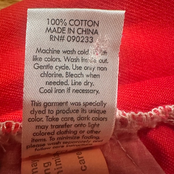 PacSun Vibrant Red Denim Cutoff Mini Skirt | Y2K Core, sz 26 - Picture 6 of 6